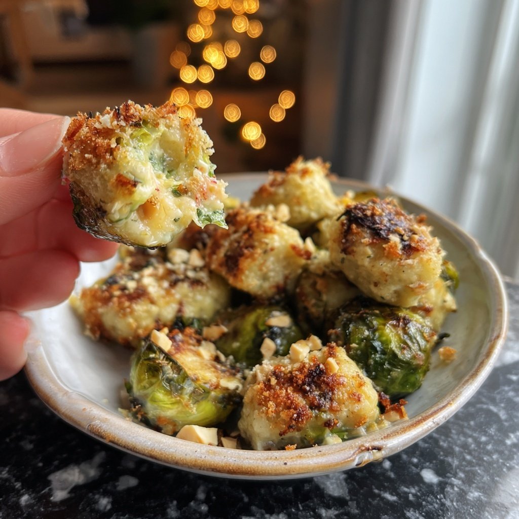 Gnocchi mit Rosenkohl und Haselnüssen