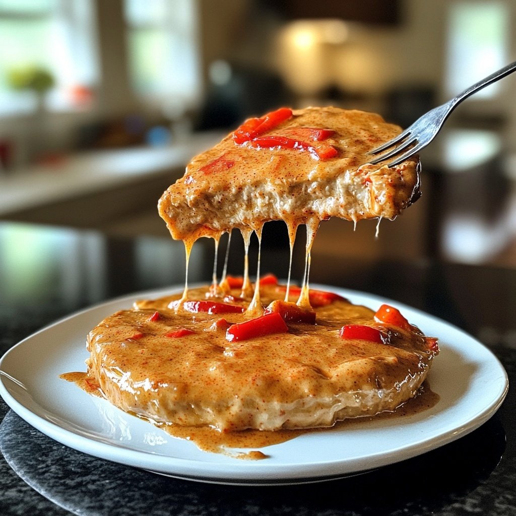 Hähnchenbrust mit Paprika Sahne Sauce