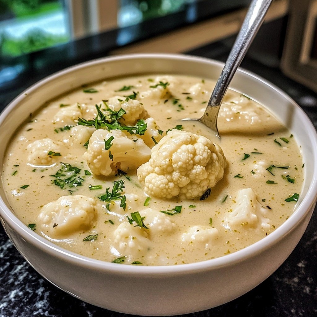 Blumenkohlsuppe ohne Aufwand