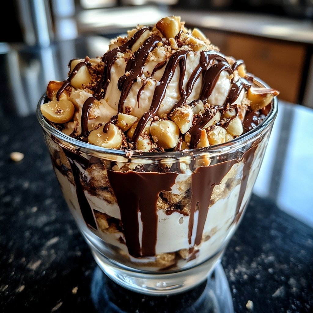 Toffifee-Dessert im Glas